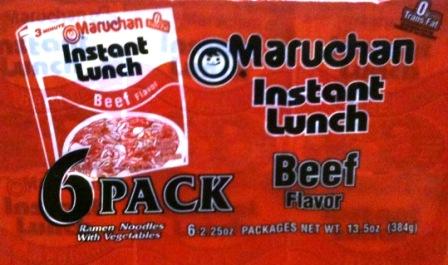 Instant Lunch Beef Flavor 6/2.25 oz